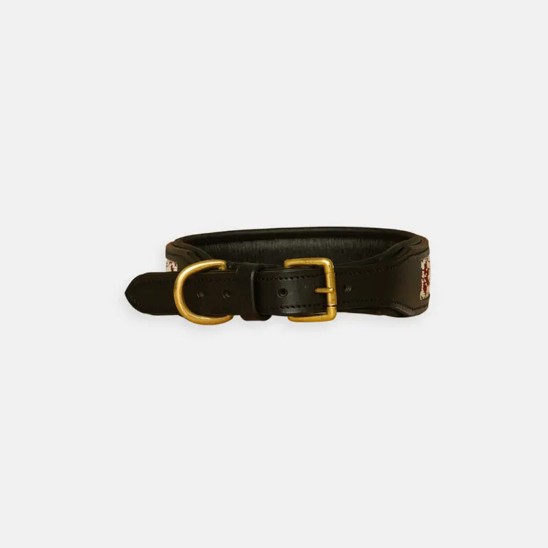 Sierra Leather Collar - Red