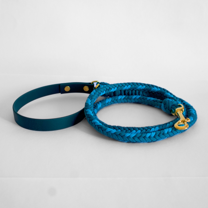 Lucia Blue Jade Leash