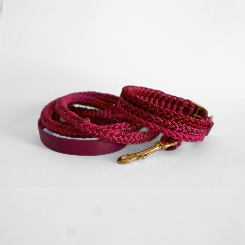 Lucia Ruby Red Leash