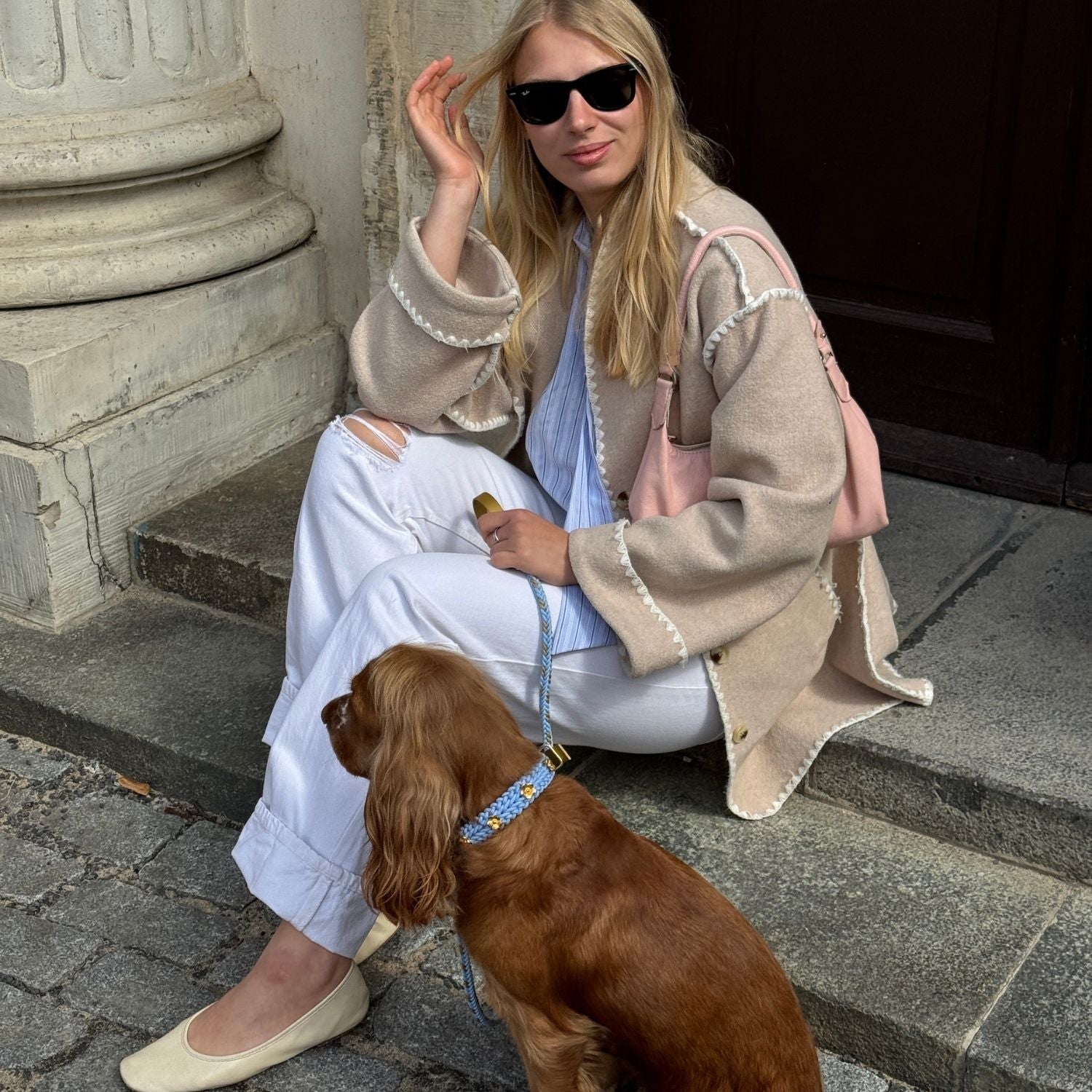 Flor Sky Blue Collar