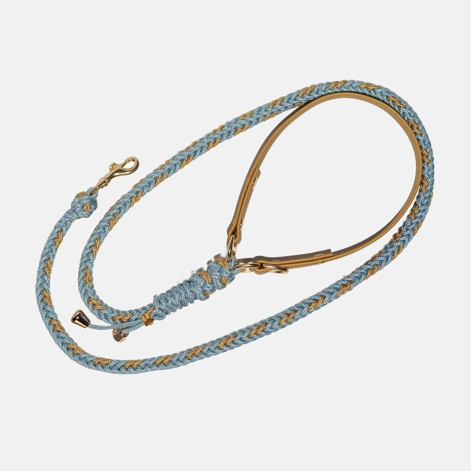 Flor Blue Grey Leash