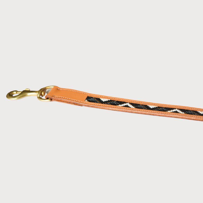 Sierra Leather Leash - Noir