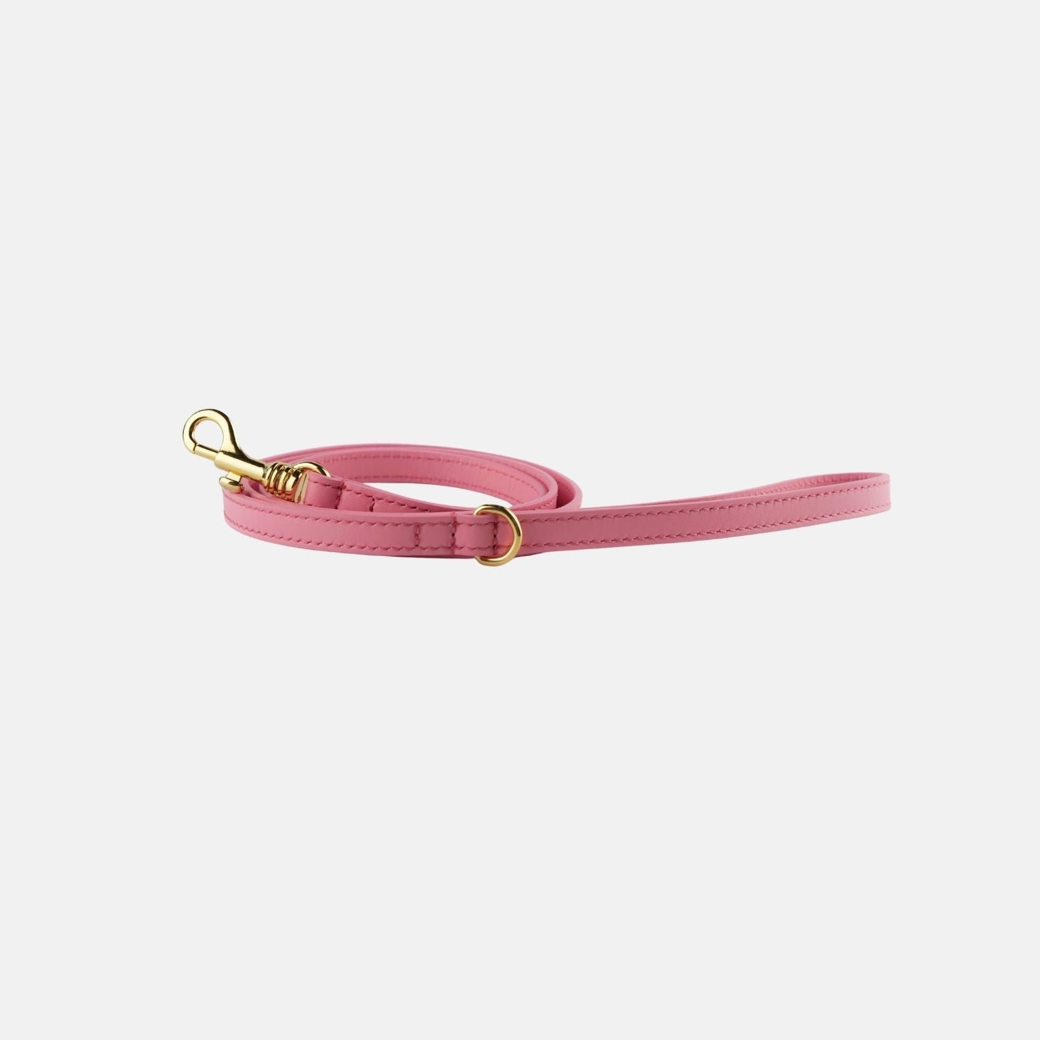 Pink Leather Leash