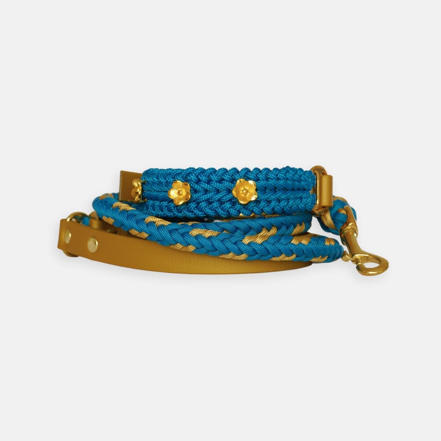 Flor Greece Blue Leash