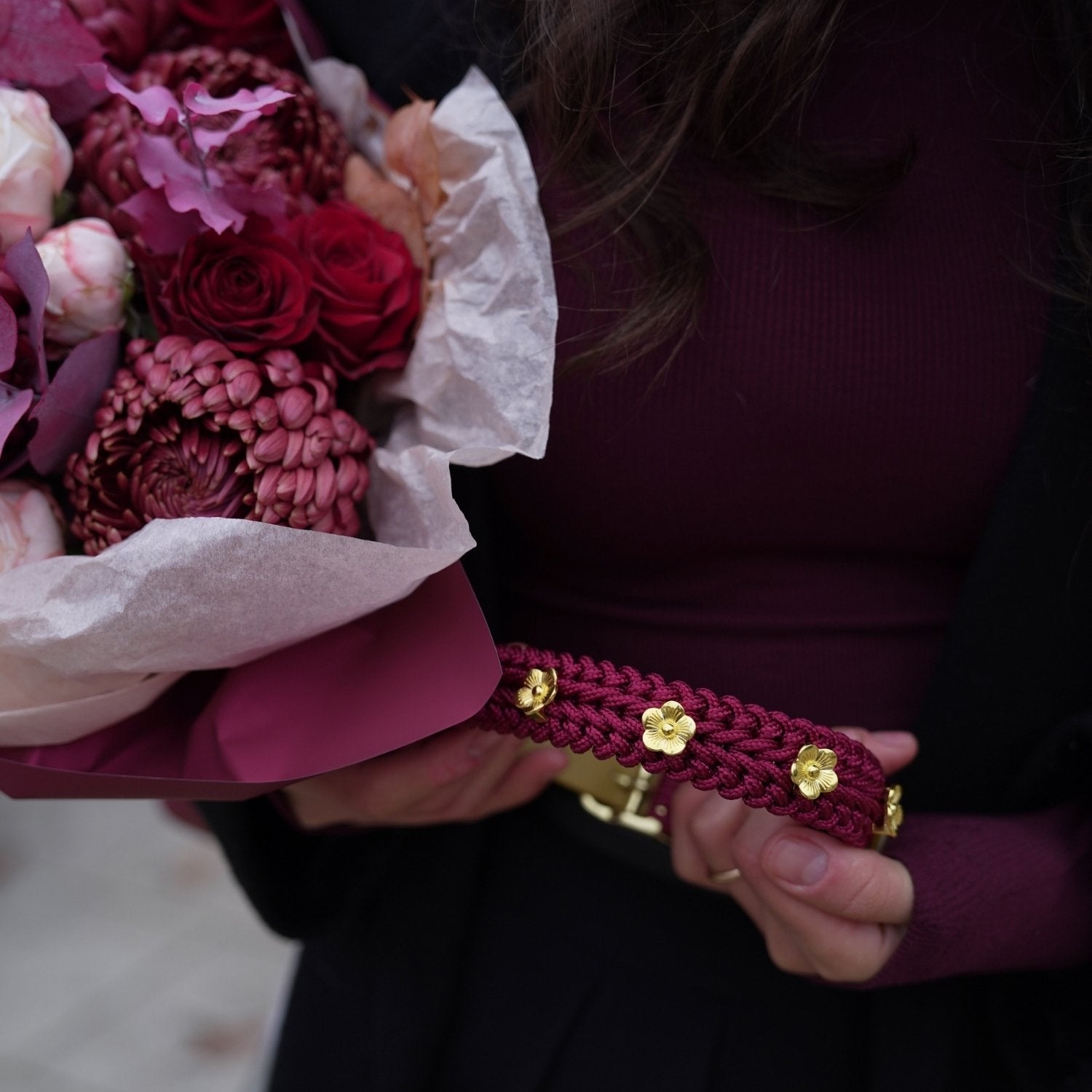 Flor Scarlet Red Collar