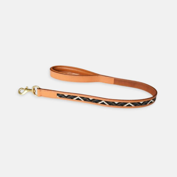 Sierra Leather Leash - Noir