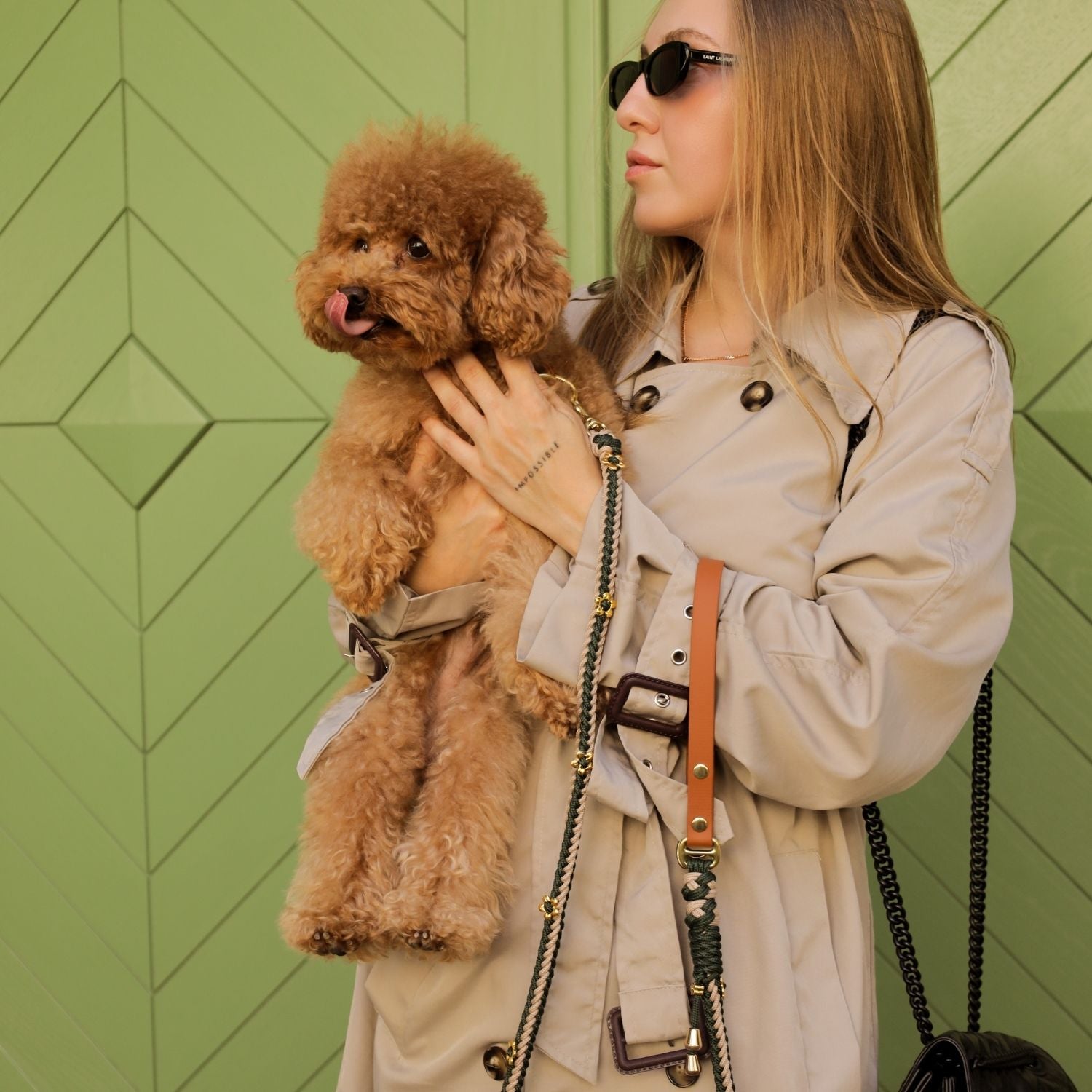 Rosalia Dark Green Leash