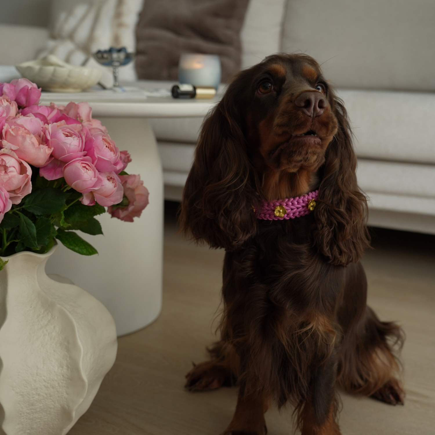 Collar Chicle Flor