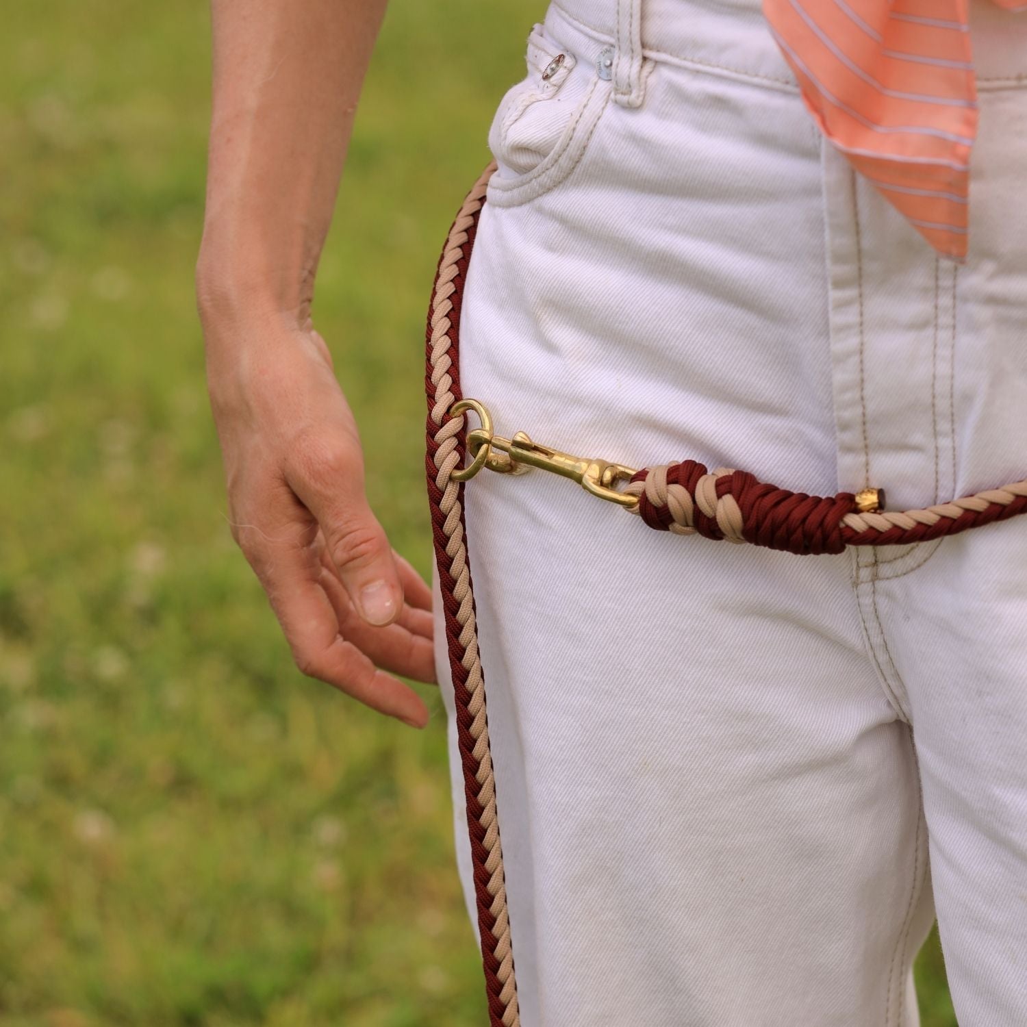 Hands - Free Red Leash