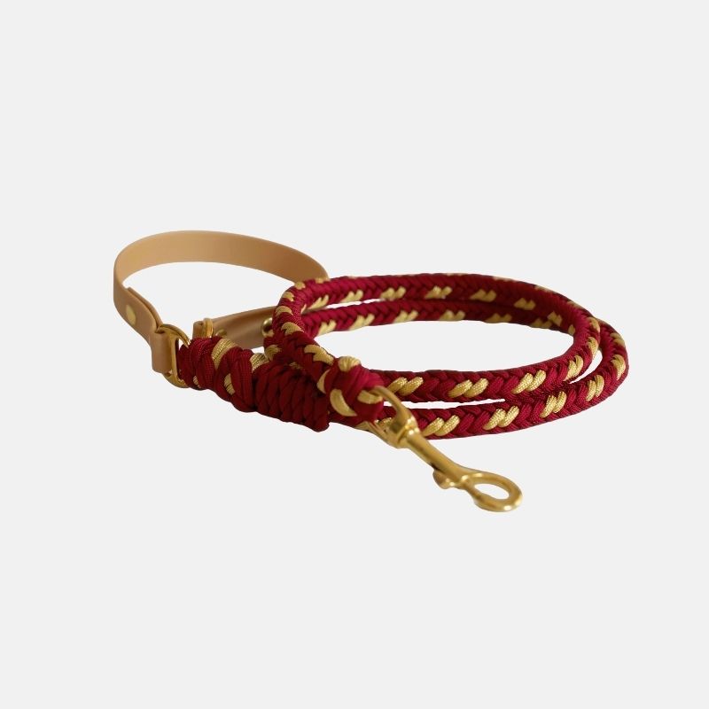 Flor Scarlet Red Leash