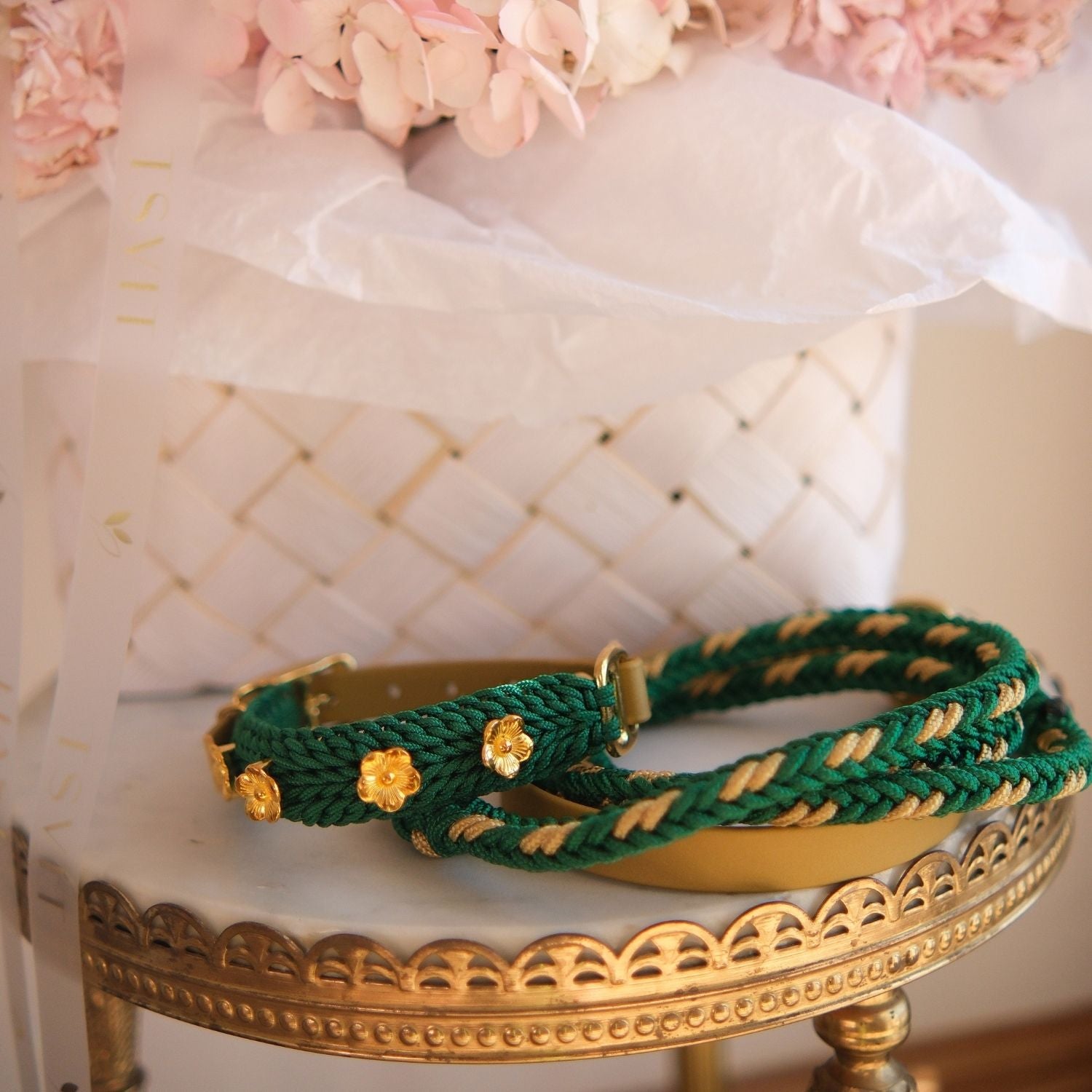 Flor Topaz Green Collar