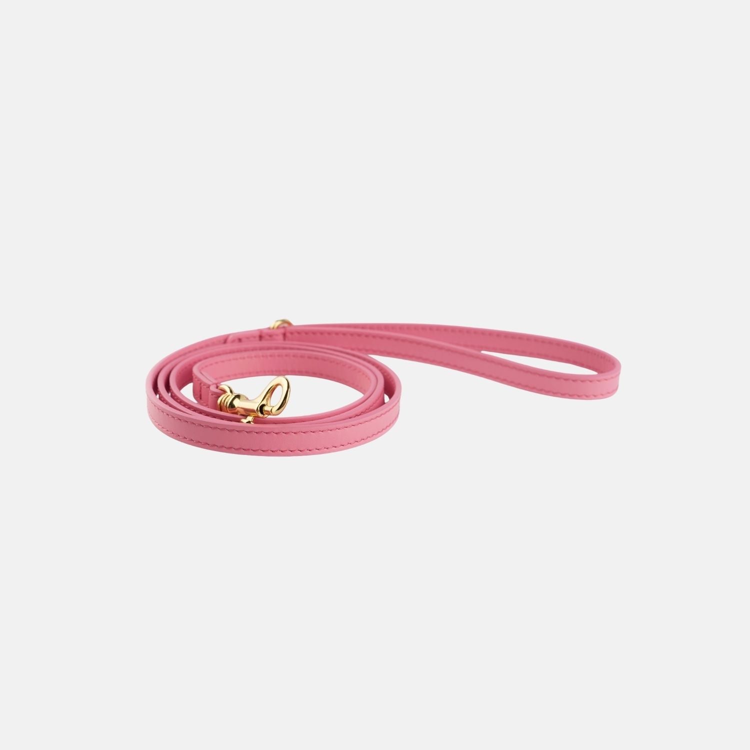 Pink Leather Leash