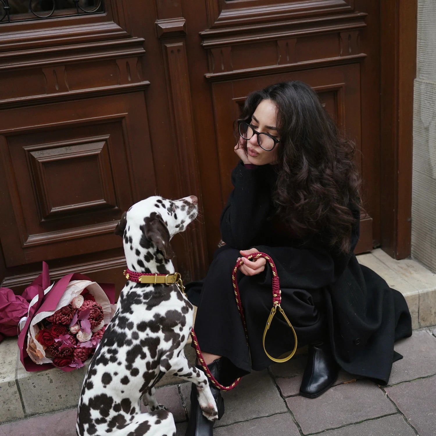 Flor Scarlet Red Collar