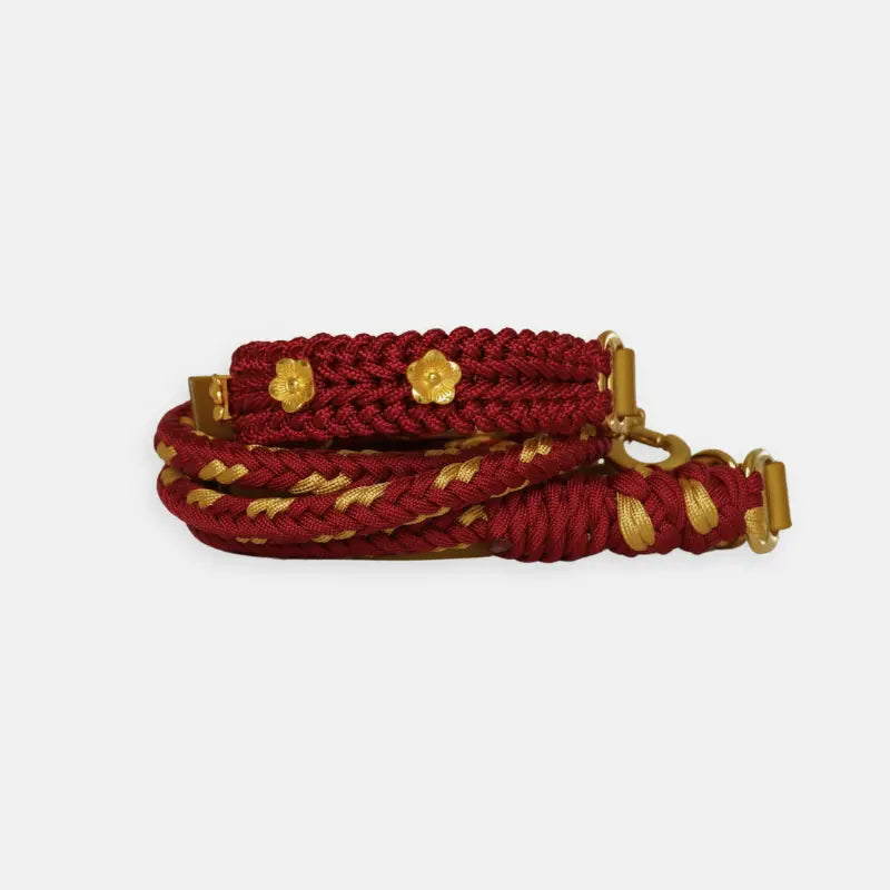Flor Scarlet Red Leash